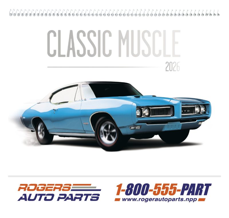 Custom Triumph® Calendars Classic Muscle Cars Calendar - 2