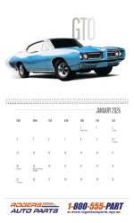 Custom Triumph® Calendars Classic Muscle Cars Calendar - 4