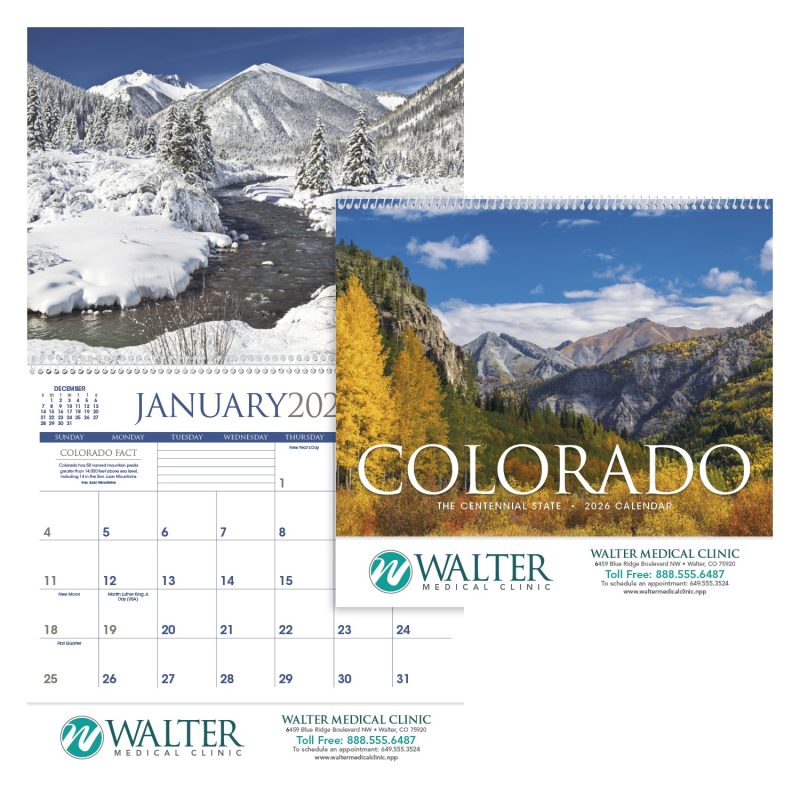 Custom Triumph® Calendars Colorado Calendar - 1