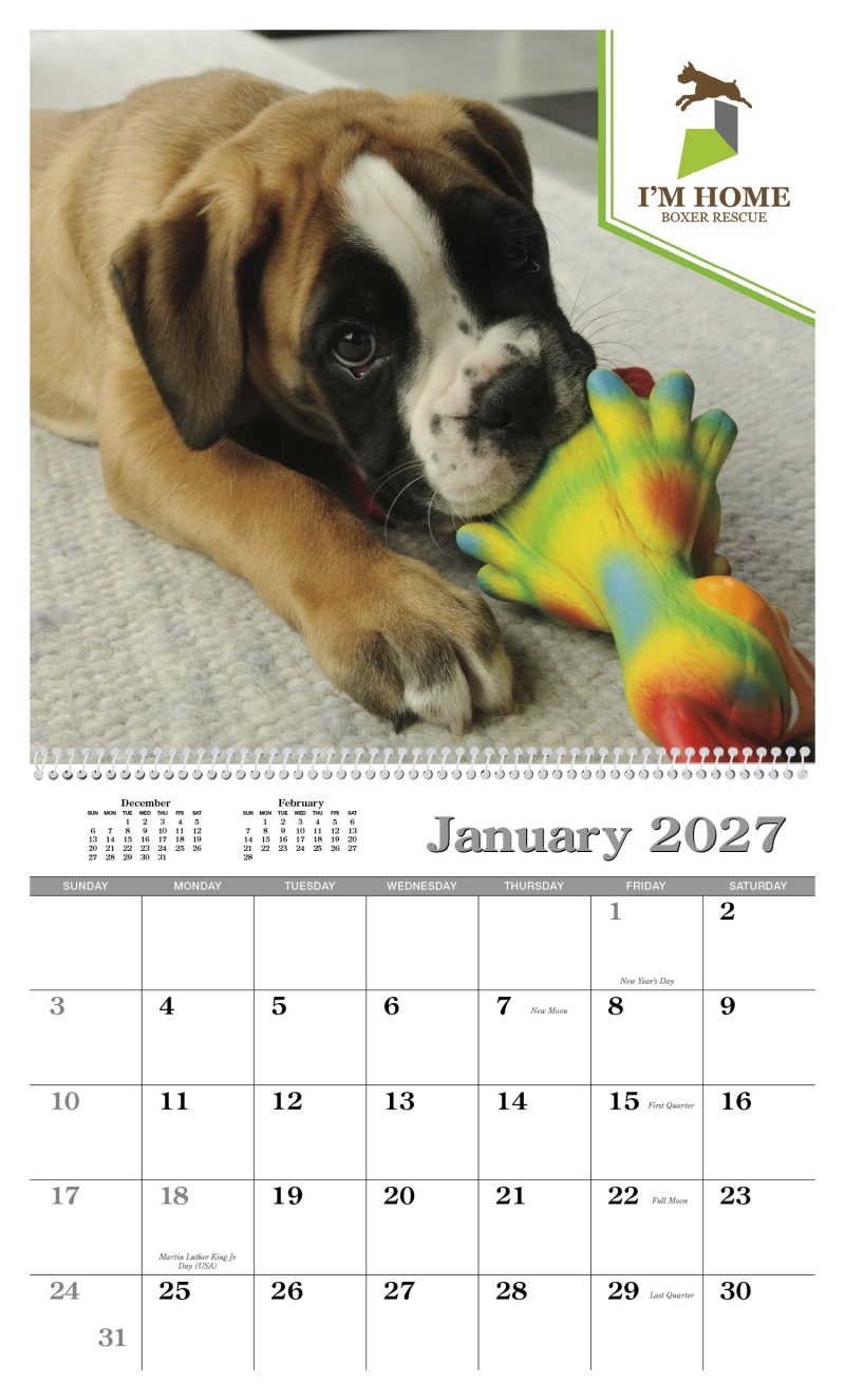 Custom Triumph® Calendars Custom Single Image Appointment Calendar - 4