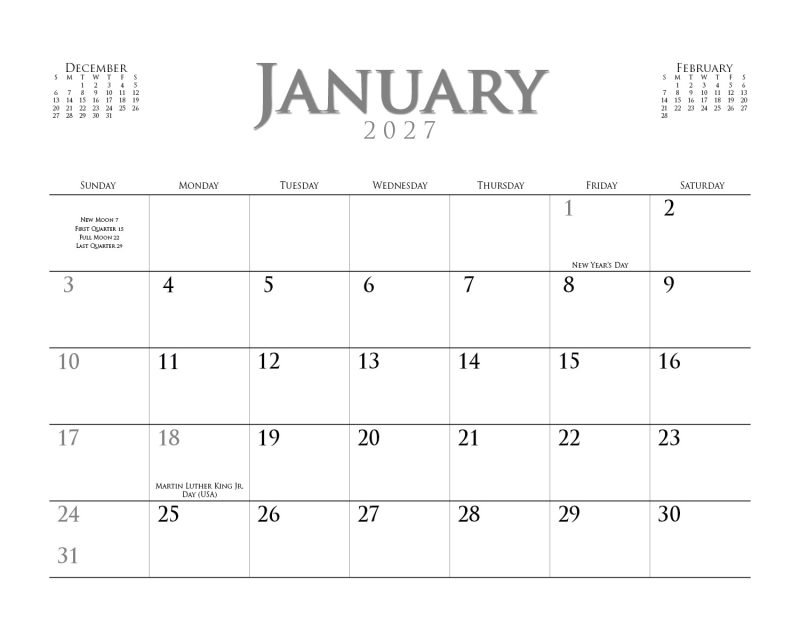 Custom Triumph® Calendars Executive Small Quantity Appointment Calendar - 9