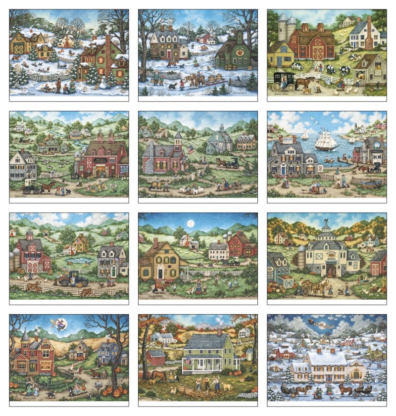 Custom Triumph® Calendars Folk Art Calendar - 4