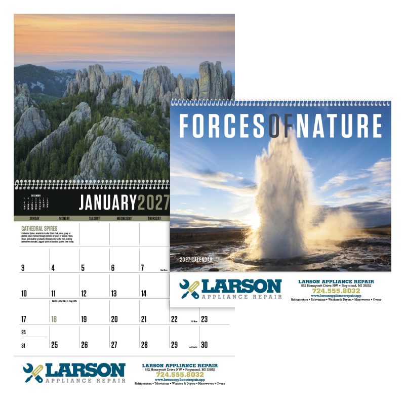 Custom Triumph® Calendars Forces of Nature Calendar