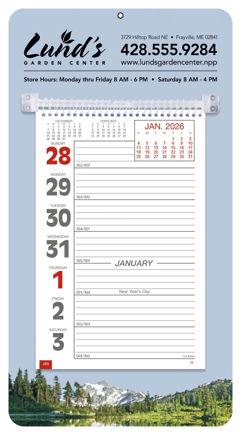 Custom Triumph® Calendars Full-Color Weekly Memo Calendar