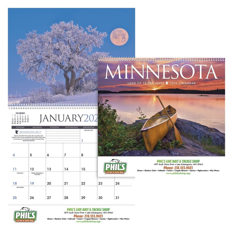 Custom Triumph® Calendars Minnesota Calendar - 1