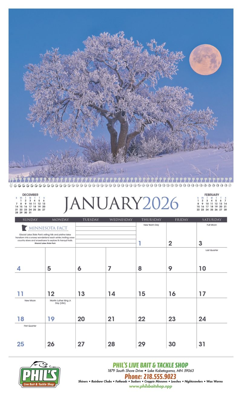 Custom Triumph® Calendars Minnesota Calendar - 3