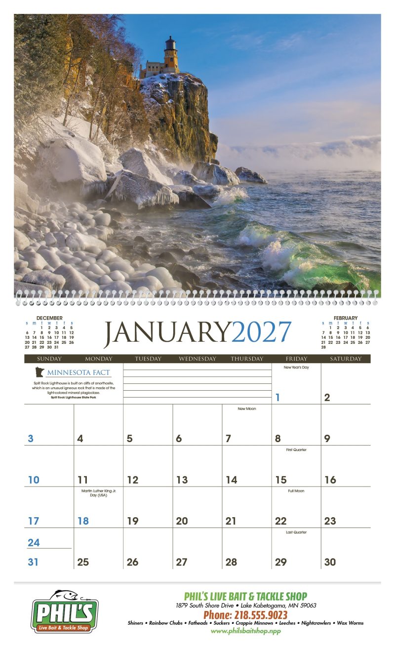 Custom Triumph® Calendars Minnesota Calendar - 6