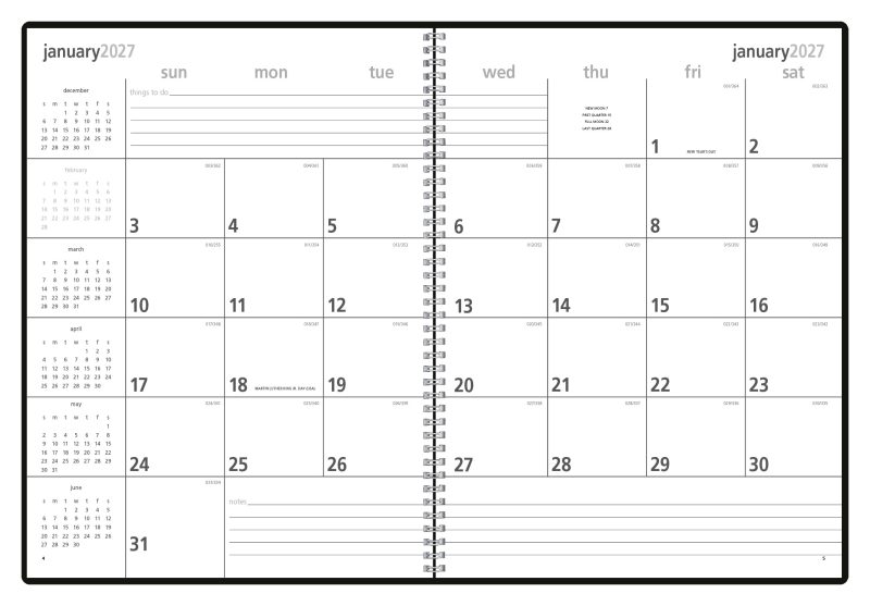 Custom Triumph® Calendars Monthly & Weekly Planner - 9