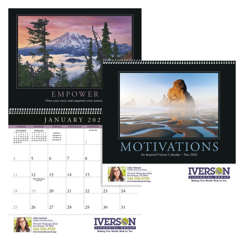 Custom Triumph® Calendars Motivations Calendar - 1