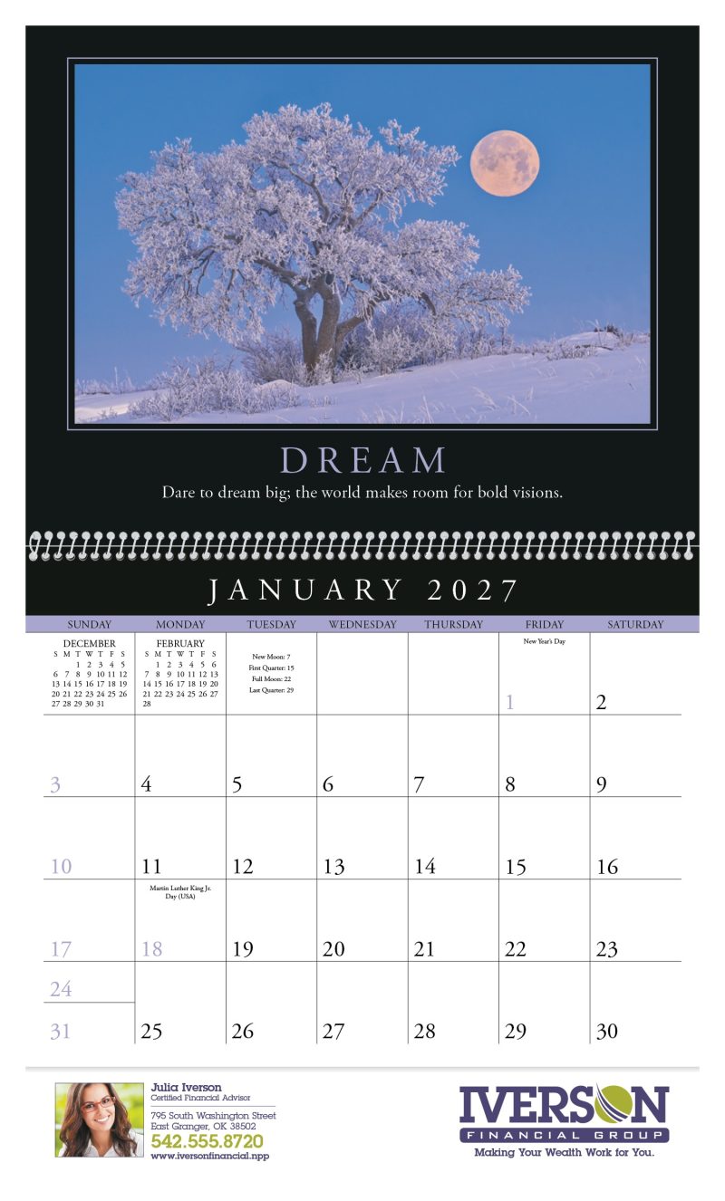 Custom Triumph® Calendars Motivations Calendar - 6