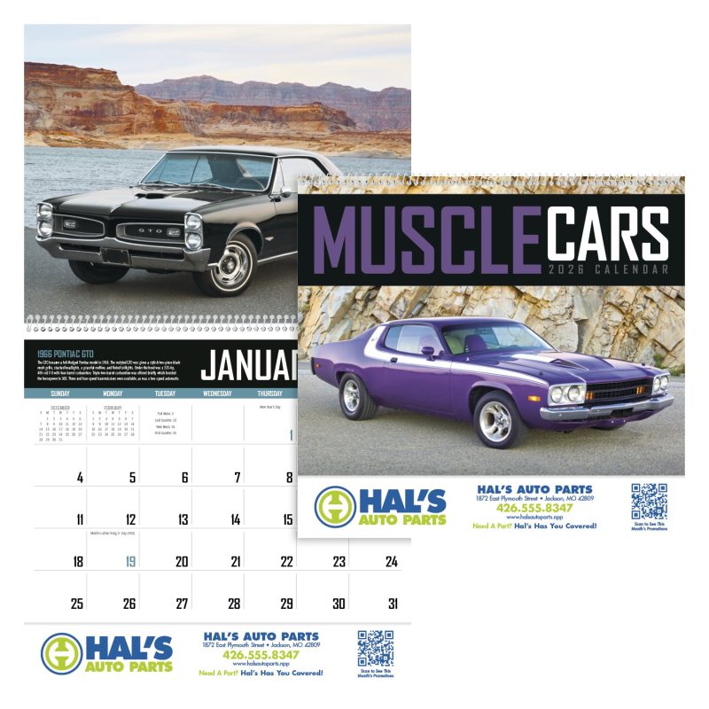 Custom Triumph® Calendars Muscle Cars Calendar - 1
