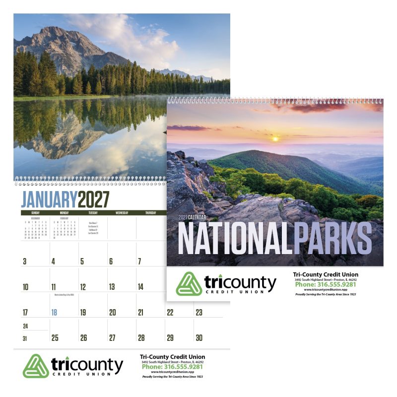 Custom Triumph® Calendars National Parks Calendar