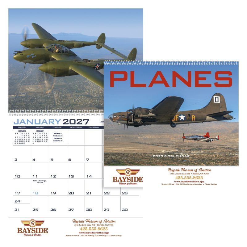 Custom Triumph® Calendars Planes Calendar