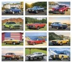 Custom Triumph® Calendars Press-N-Stick Full-Color Header Cruisin? Cars Calendar - 2