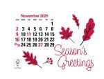 Custom Triumph® Calendars Press-N-Stick Full-Color Header Standard Calendar - 1