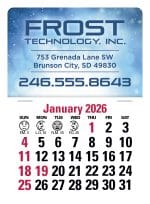 Custom Triumph® Calendars Press-N-Stick Full-Color Header Standard Calendar
