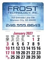 Custom Triumph® Calendars Press-N-Stick Full-Color Header Standard Calendar - 2