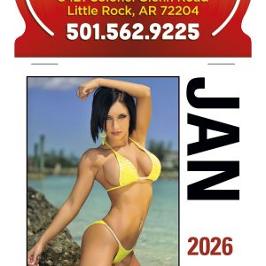 Custom Triumph® Calendars Press-N-Stick Full-Color Header Sunshine Girls Calendar