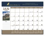 Custom Triumph® Calendars Scenic Desk Pad