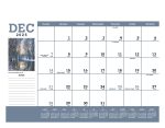 Custom Triumph® Calendars Scenic Desk Pad - 2