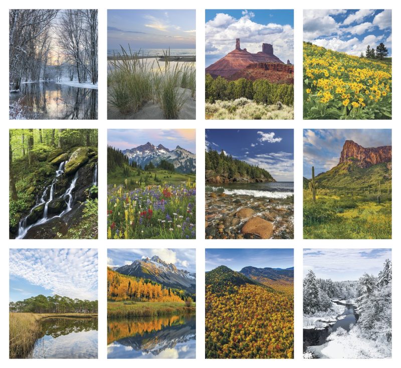 Custom Triumph® Calendars Scenic Desk Pad - 3