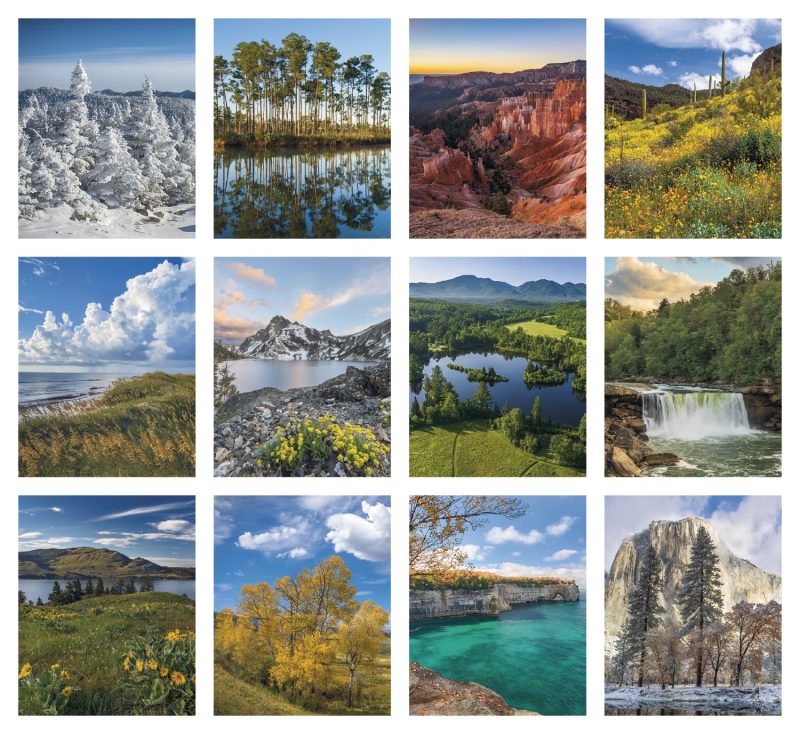 Custom Triumph® Calendars Scenic Desk Pad - 4
