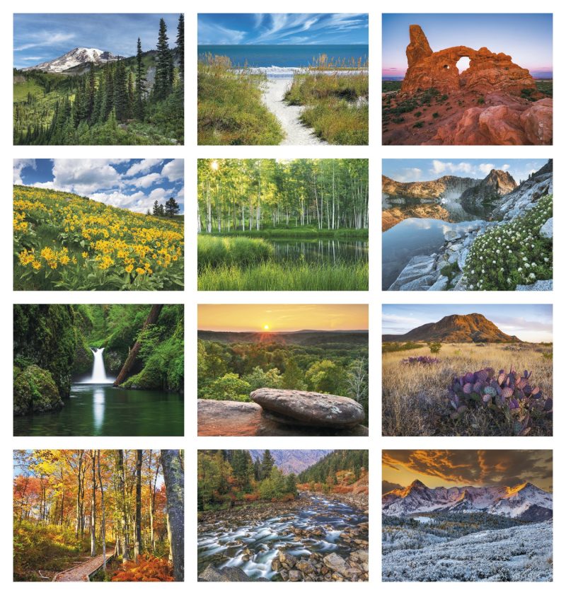 Custom Triumph® Calendars Scenic Inspirations Calendar - 7