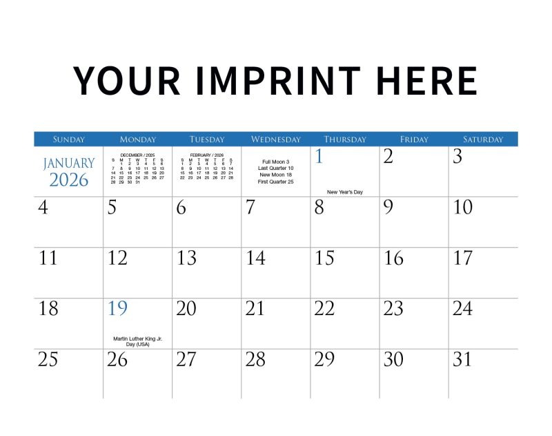 Custom Triumph® Calendars Small Quantity Custom - Spiral Calendar - 6