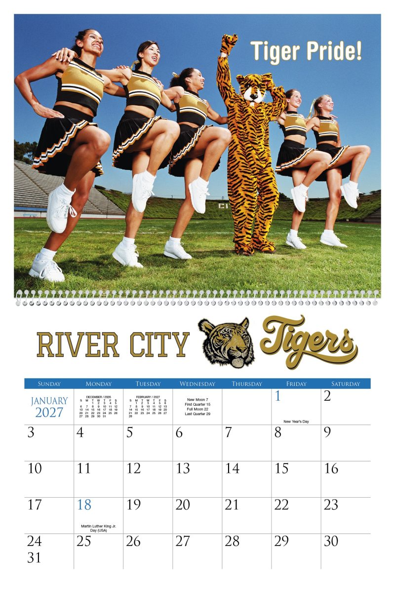 Custom Triumph® Calendars Small Quantity Custom - Spiral Calendar - 9