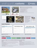 Custom Triumph® Calendars Small Quantity Custom - Stapled Calendar - 7