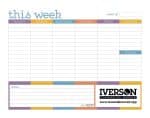 Custom Triumph® Calendars Small Weekly Desk Pad - Colors - 1