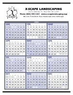Custom Triumph® Calendars Span-A-Year Calendar