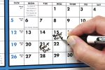 Custom Triumph® Calendars Span-A-Year (Laminated with Marker) Calendar - 1