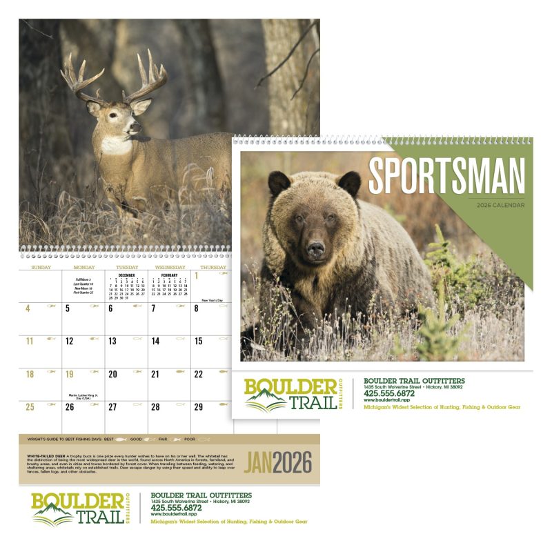 Custom Triumph® Calendars Sportsman Calendar - 1
