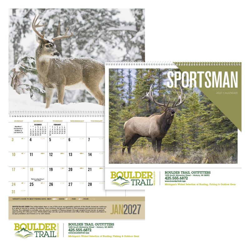Custom Triumph® Calendars Sportsman Calendar