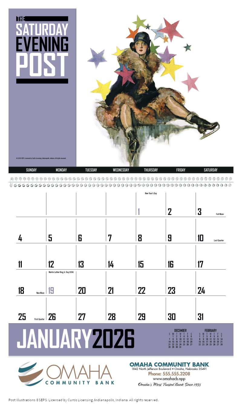 Custom Triumph® Calendars The Saturday Evening Post - 3