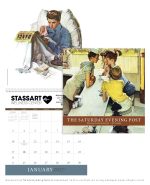 Custom Triumph® Calendars The Saturday Evening Post Illustrations by Norman Rockwell Calendar - 1
