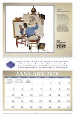 Custom Triumph® Calendars The Saturday Evening Post Illustrations by Norman Rockwell Calendar - 3