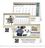 Custom Triumph® Calendars The Saturday Evening Post Illustrations by Norman Rockwell Desk Calendar