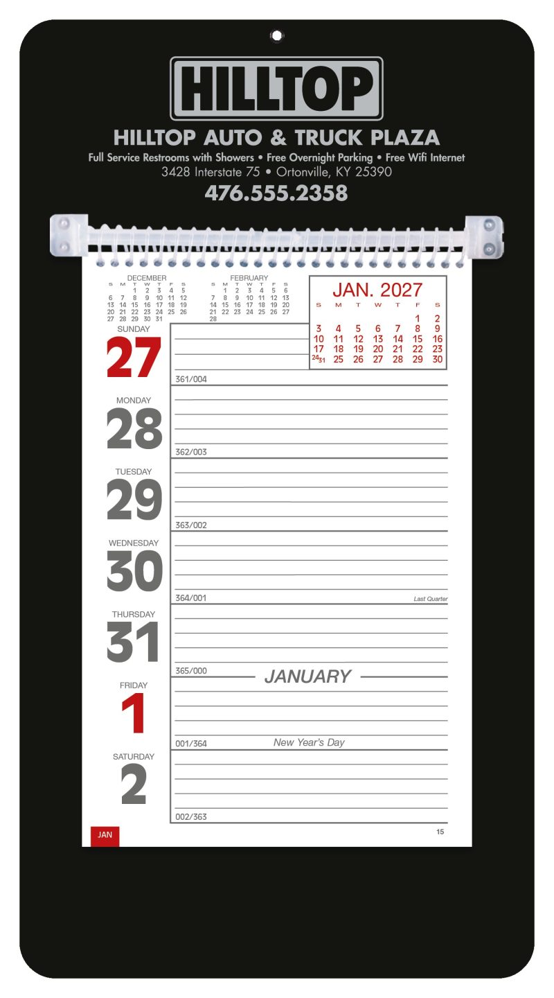 Custom Triumph® Calendars Weekly Memo Calendar - 9