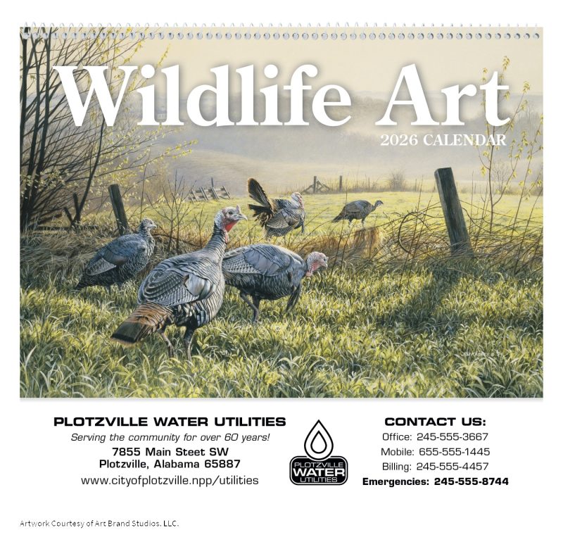 Custom Triumph® Calendars Wildlife Art Pocket Calendar - 2