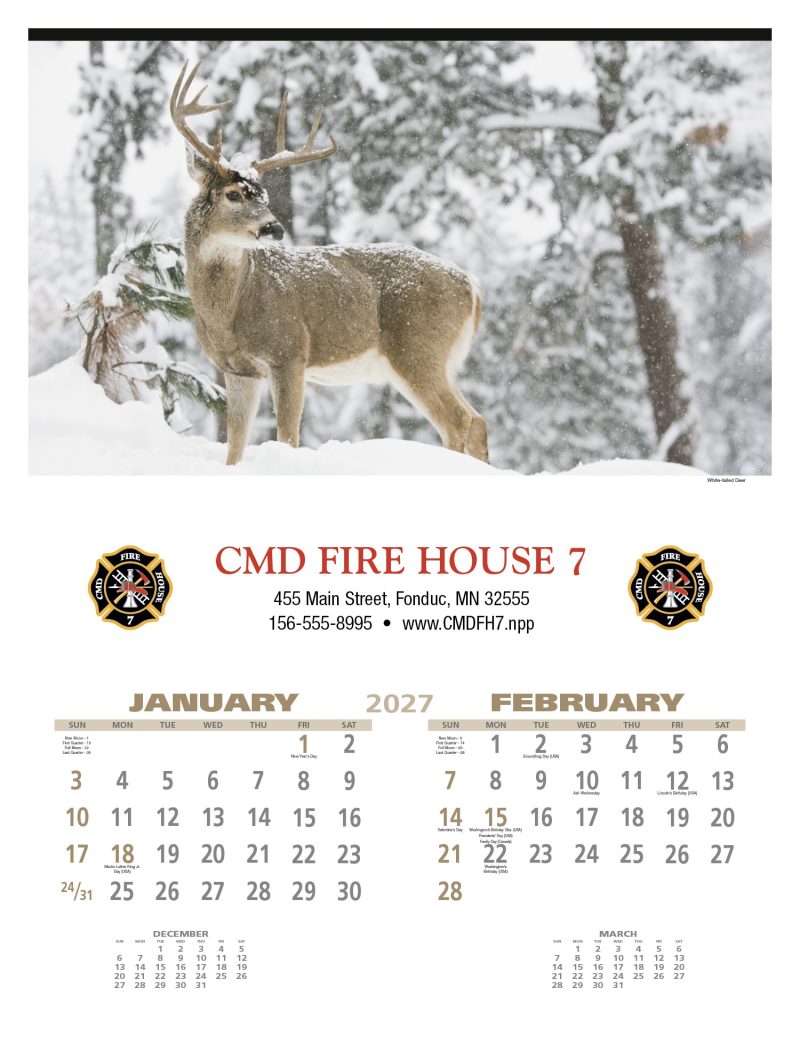 Custom Triumph® Calendars Wildlife Calendar - 3