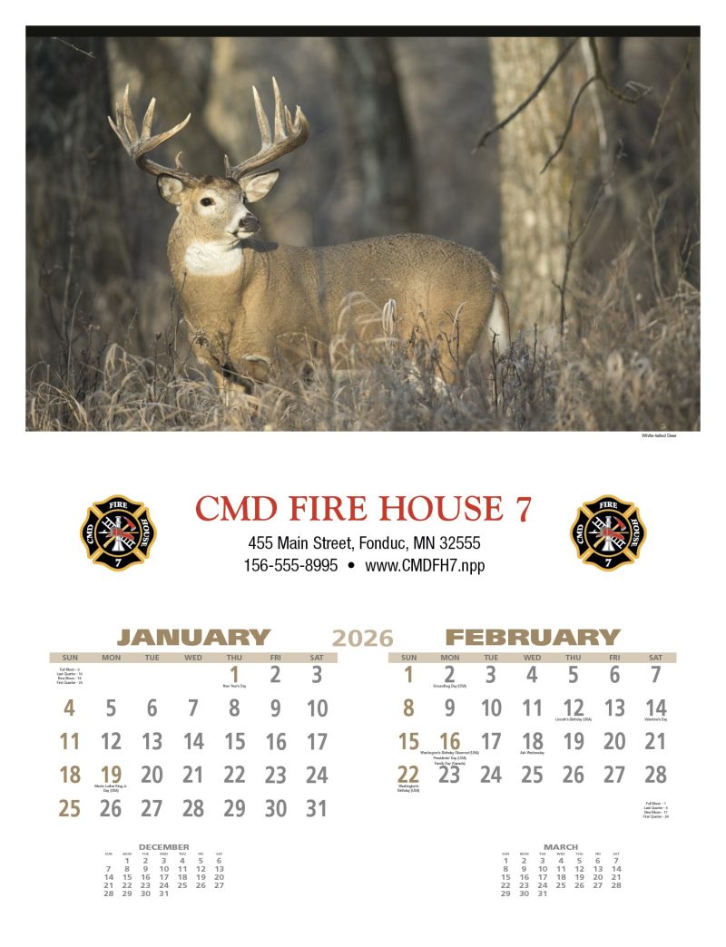 Custom Triumph® Calendars Wildlife Calendar