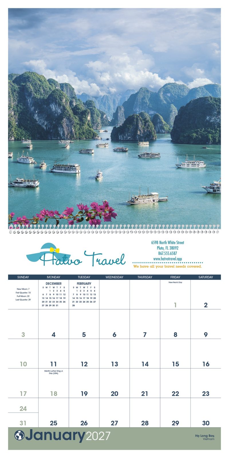 Custom Triumph® Calendars World Scenic Calendar - 5