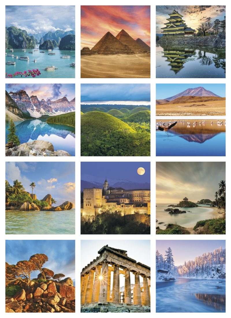 Custom Triumph® Calendars World Scenic Calendar - 7