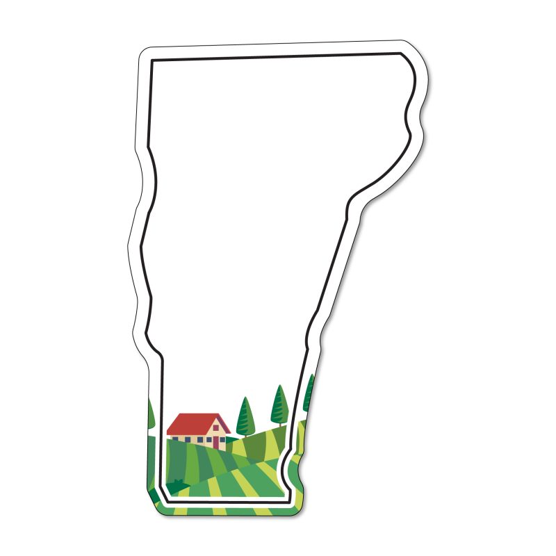 Custom Vermont NoteKeeper™ Magnet 20 Mil - 2
