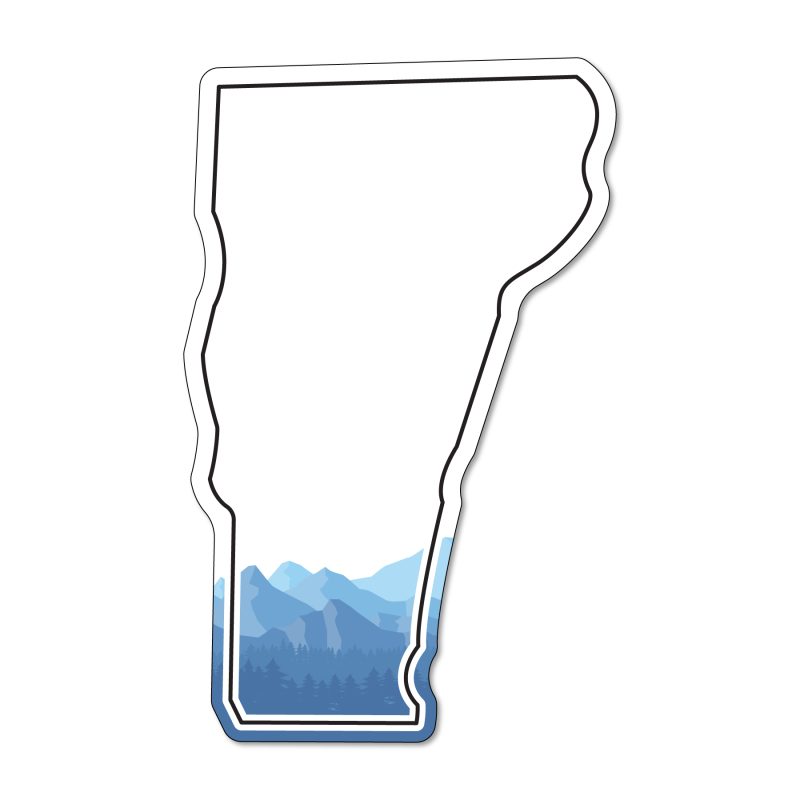 Custom Vermont NoteKeeper™ Magnet 35 Mil - 4
