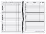 Custom Weekly Assignment Planner Notebook (5 ¾"x 8 3/8") - 5