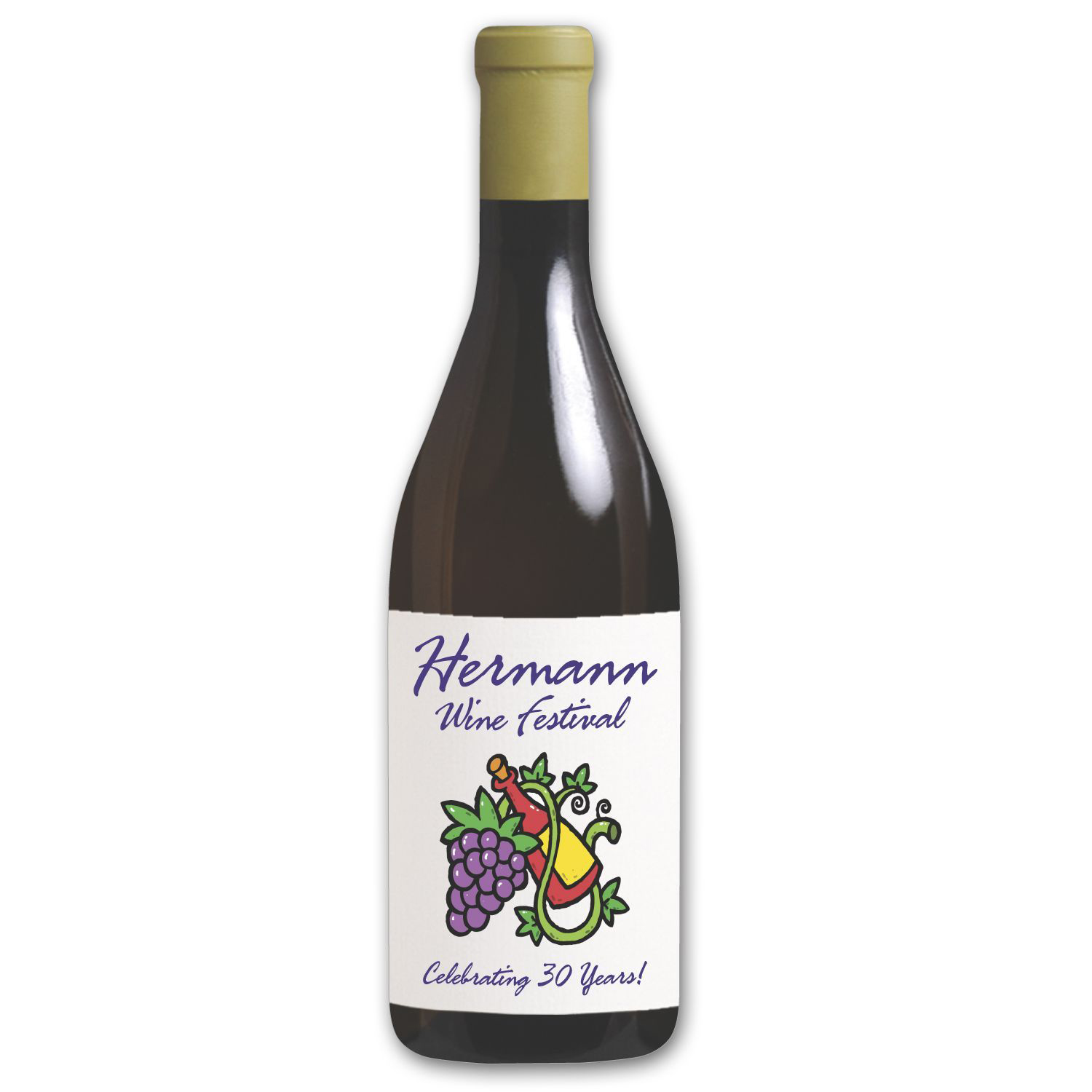Custom Wine Bottle Magnet