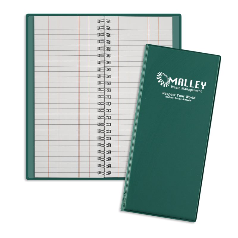 Custom Wire-O Flexible Tally Book
